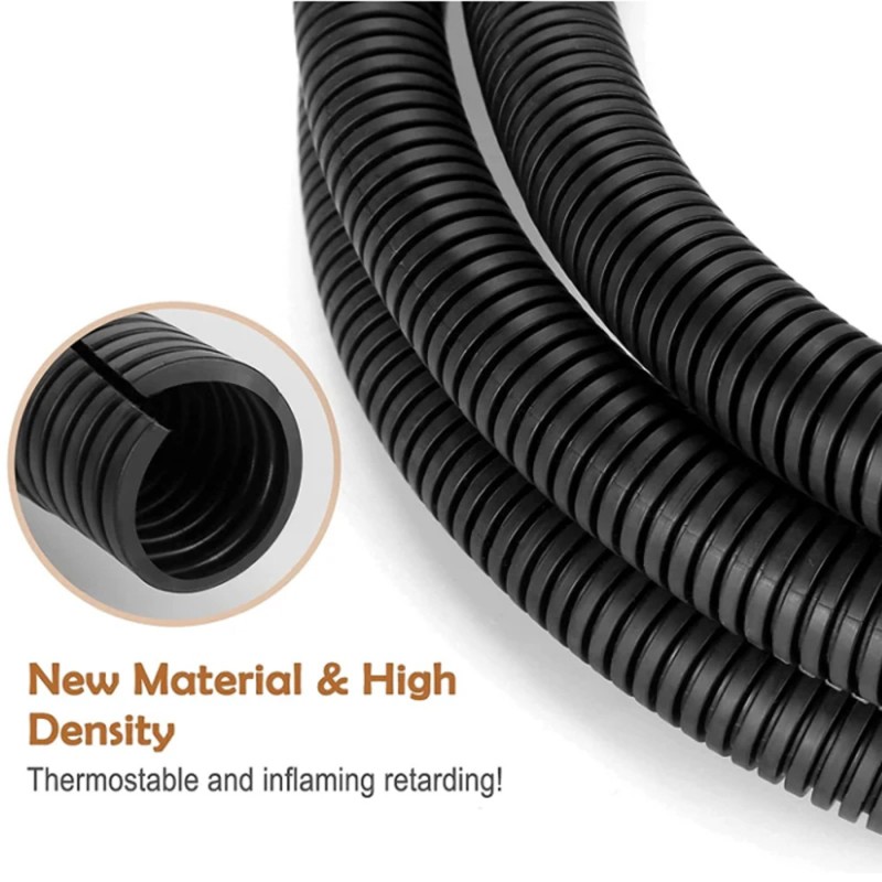 JAS PLASTIC FLEXIBLE PIPE BLACK 25 MM X 50 MTR