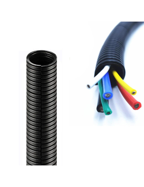 JAS PLASTIC FLEXIBLE PIPE BLACK 28.5 MM X 50 MTR