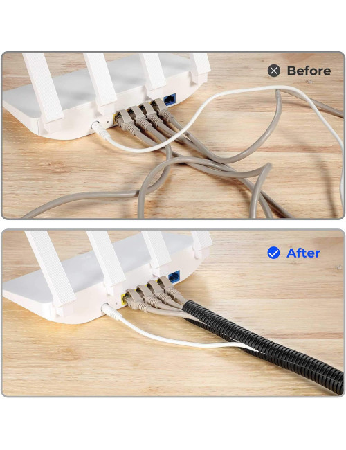 CHN هوز بايبات فليكسبل اسود 28.5 ملي JAS