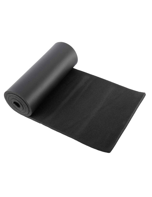BLACK RUBBER FOAM SHEET 1 x 10 MTR x 9 MM