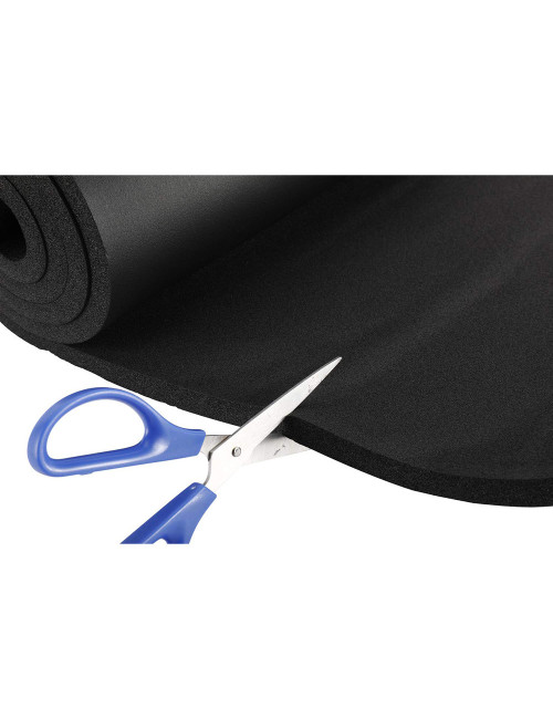 BLACK RUBBER FOAM SHEET 1 x 10 MTR x 19 MM