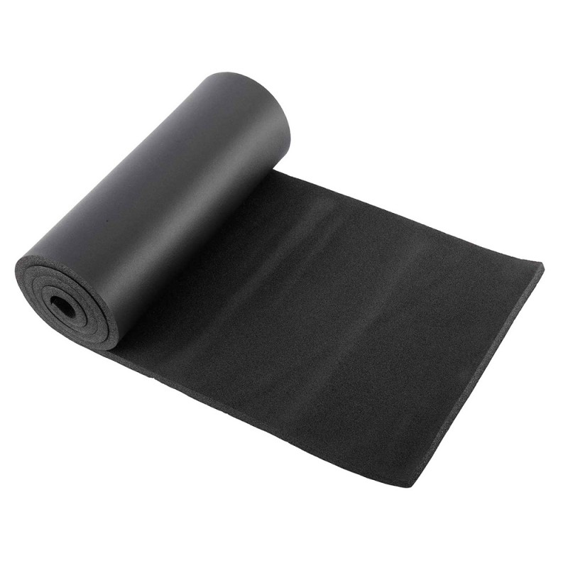 BLACK RUBBER FOAM SHEET 1 x 10 MTR x 50 MM