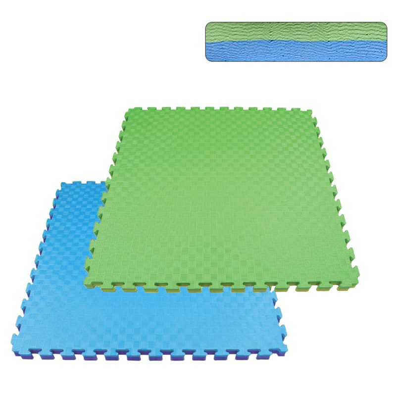 EVA FOAM MAT BLUE / GREEN 1000 X 1000 CM X 20 MM