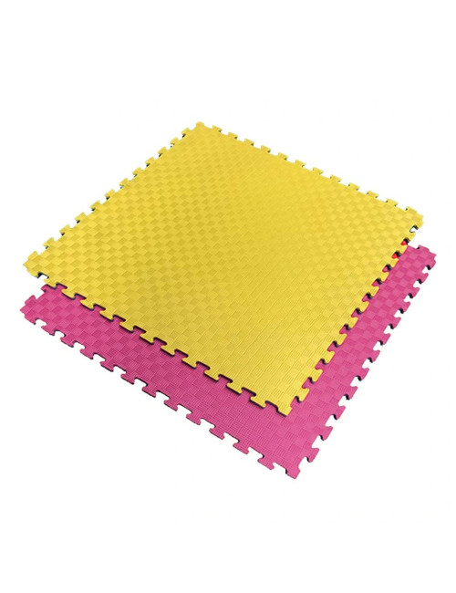 EVA FOAM MAT PINK / YELLOW 1000 X 1000 X 20 MM