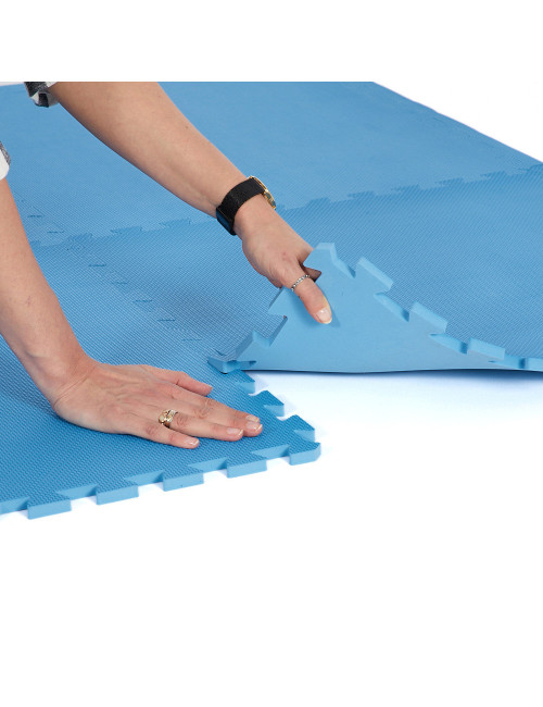 EVA FOAM MAT PINK / YELLOW 1000 X 1000 X 20 MM