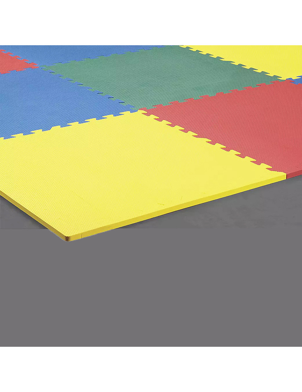 EVA FOAM MAT PINK / YELLOW 1000 X 1000 X 20 MM