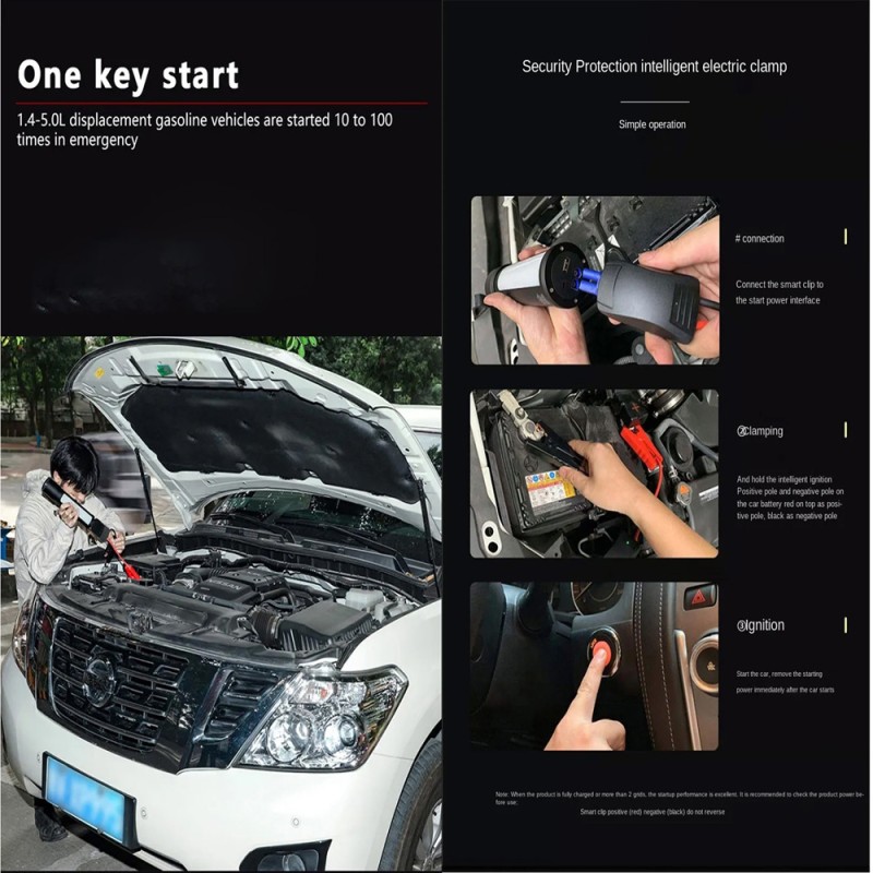 MULTIFUNTIONAL CAR START JUMPER