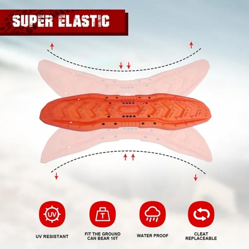 TRACTION BOARD FOR OFF ROAD TRUCK AND CAR 2PCS SET WITH BAG