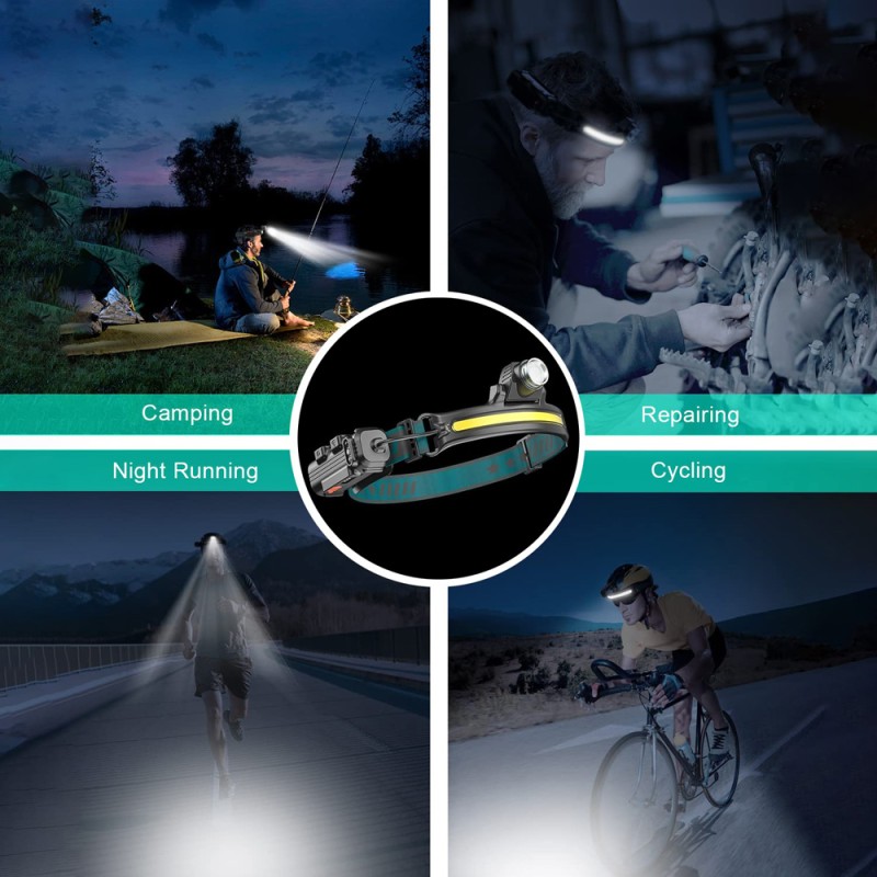 TW-1049 FLOOD LIGHT COB HEADLAMP