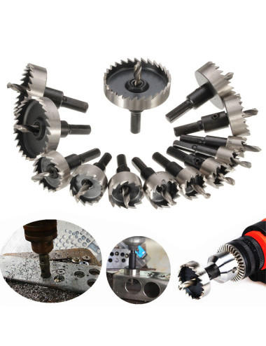 HSS HOLESAW 19-75 MM 13 PCS/SET
