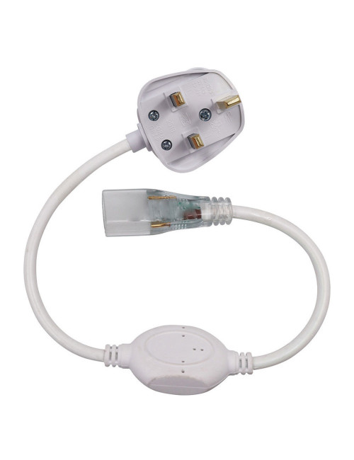 POWER PLUG FOR SINGLE COLOR LED/NEON STRIP LIGHT 240V