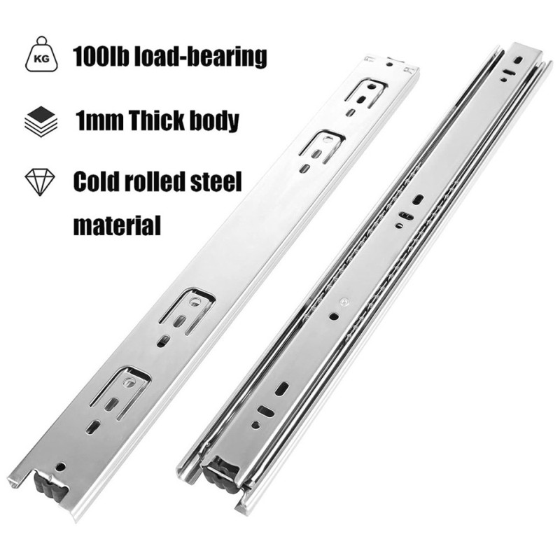 GALV. WARDROBE DOOR RUNNER TRACK 45 CM H.D.