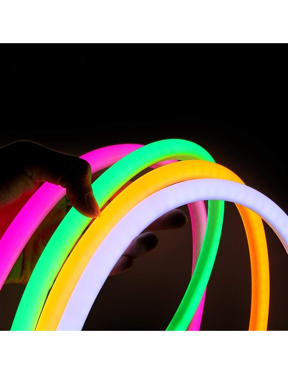 2835-120P 340 DEGREE NEON LED STRIP LIGHT BLUE 50 MTR