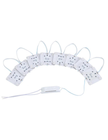 YELLOW WHITE شريط ضوء للاعلانات مربع CHN