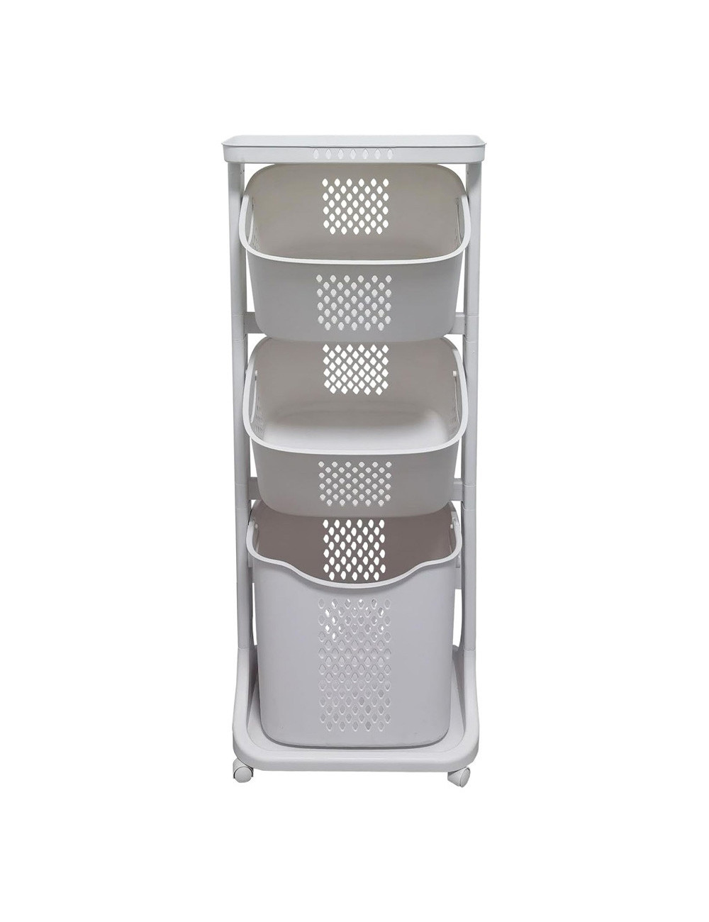 F827-3 THREE LAYER DIRTY CLOTHES HAMPER 44*33*109