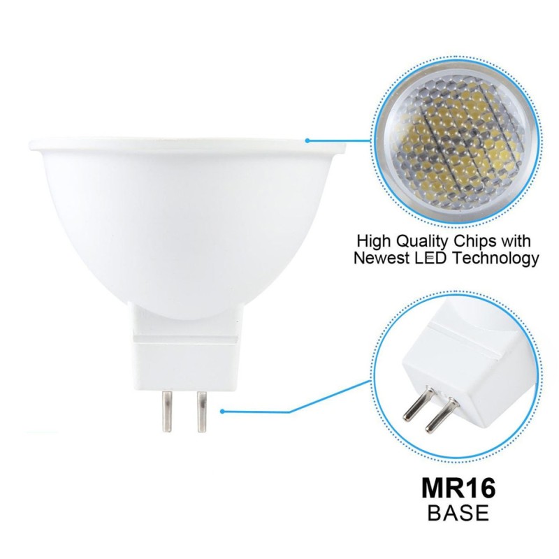 LED BULB MR16 7W , 3000K, 80LM/W