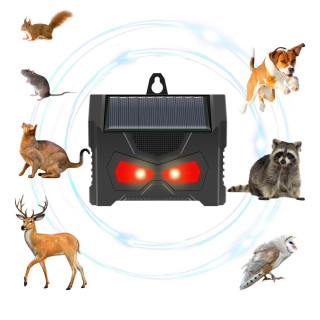 SOLAR POWER ULTRASONIC ANIMAL REPELER