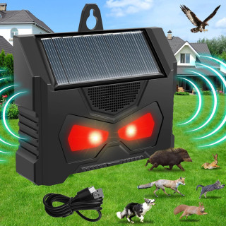 SOLAR POWER ULTRASONIC ANIMAL REPELER