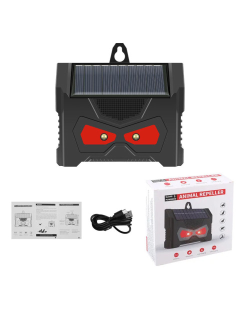 SOLAR POWER ULTRASONIC ANIMAL REPELER