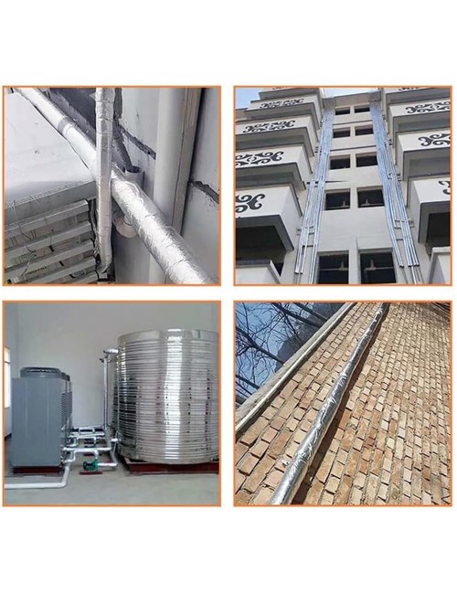 عازل بايب اسفنج 1 " × 15 ملى × 2 متر اسود
