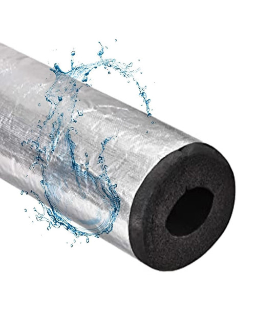 BLACK RUBBER FOAM PIPE 1.1/2" x 15M x 2 MTR