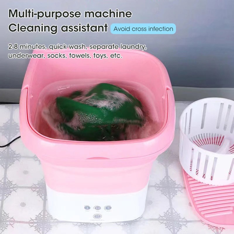 FOLDABLE PORTABLE WASHING MACHINE