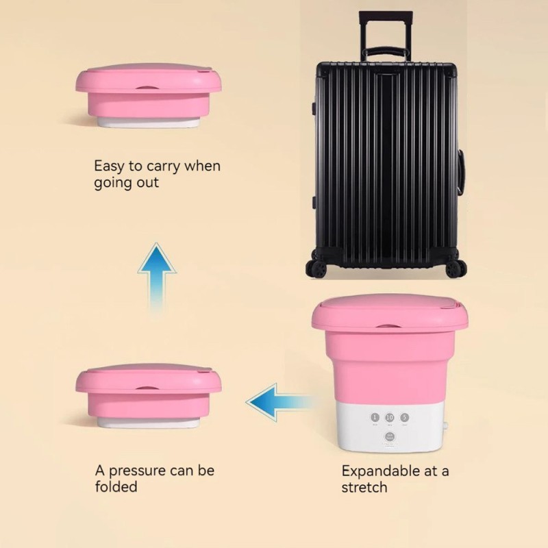 FOLDABLE PORTABLE WASHING MACHINE