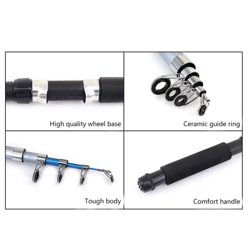 COMBO ROD 2.4M كومبو صيد كامل