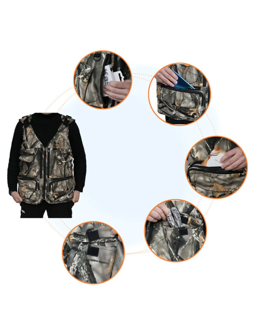 FISHING VEST WITH POCKET LUXURIOUS