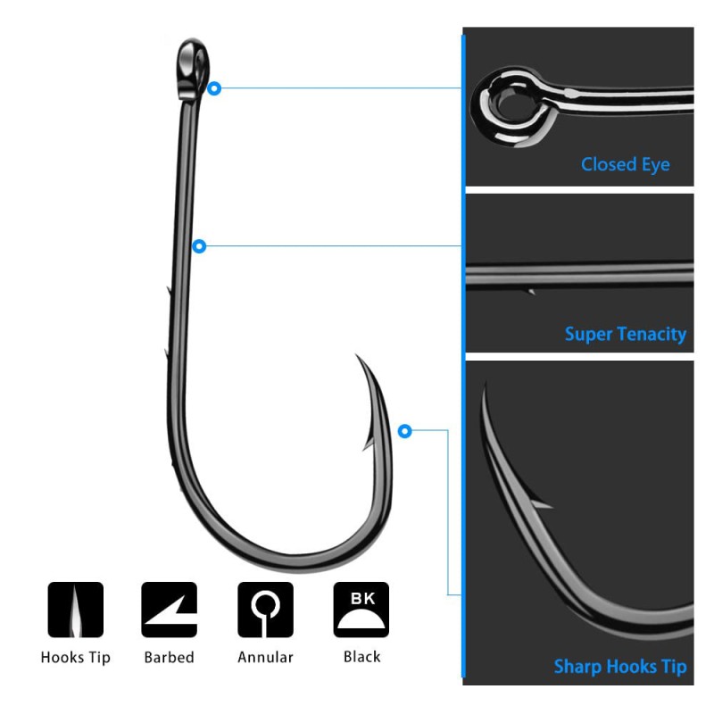 SHOUZI SUPER SHARP FISHING HOOK 5/0