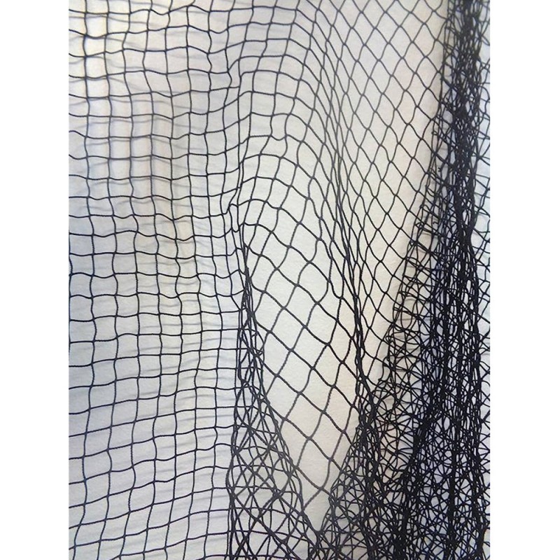 NYLON DECORATION NET 210D/15PLY 1" 80MD X 100FT BLACK