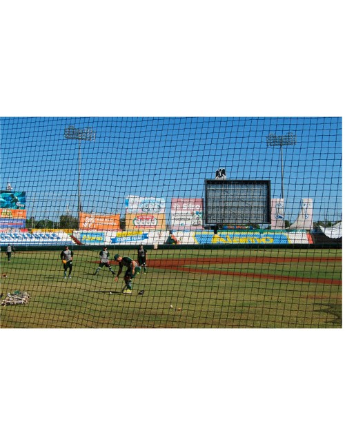NYLON DECORATION NET 210D/15PLY 1" 80MD X 100FT BLACK
