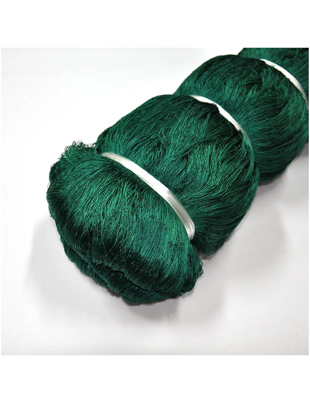 NYLON DECORATION NET 210D/15PLY 1" 80MD X 100FT DARK GREEN