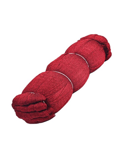 NYLON DECORATION NET 210D/15PLY 3/4" 80MD X 100FT RED