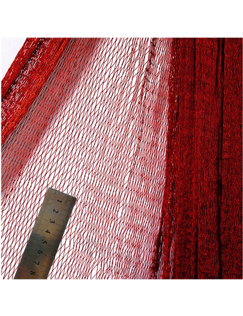 NYLON DECORATION NET 210D/15PLY 3/4" 80MD X 100FT RED