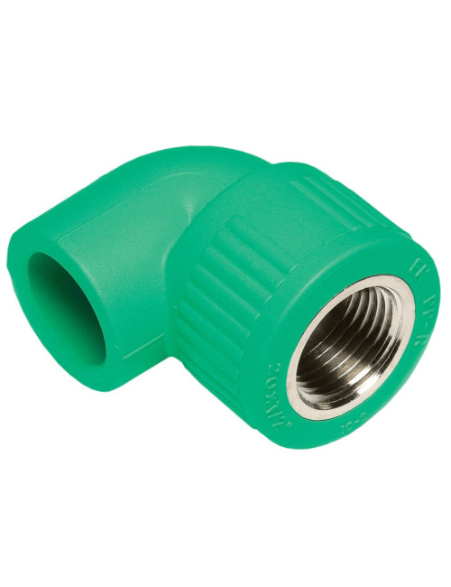 PVC ELBOW MALE THREAD 1" X 1/2" GREEN