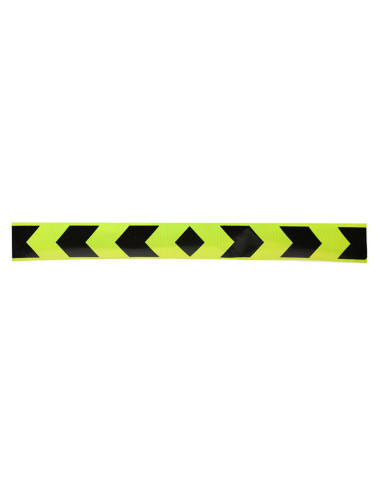 FLOU. GREEN/YELLOW+BLACK STICKER 4" x 90 CM