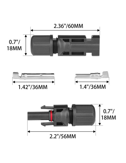 SOLAR CONNECTOR SINGLE