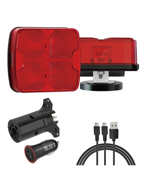 T212 WIRELESS TRAILER LIGHT KIT فلشر سيارة تحذيري موديل امريكي