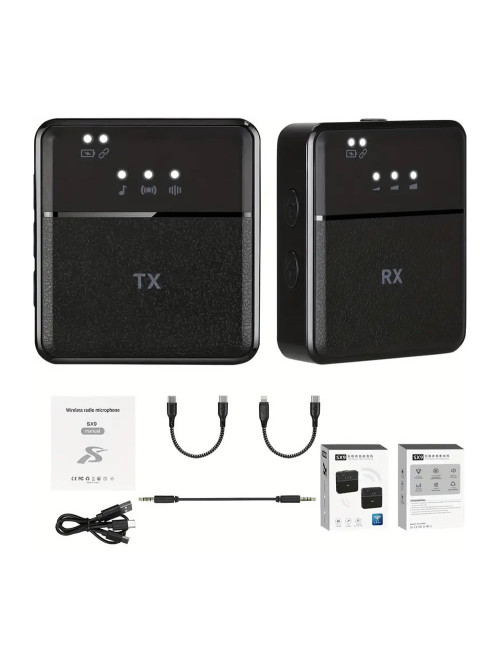 SX31D 3IN1 MULTIFUNTION WIRELESS MICROPHONE DOUBLE