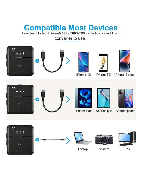 SX31D 3IN1 MULTIFUNTION WIRELESS MICROPHONE DOUBLE