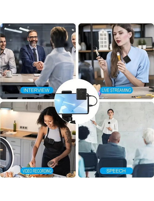 SX31D 3IN1 MULTIFUNTION WIRELESS MICROPHONE DOUBLE