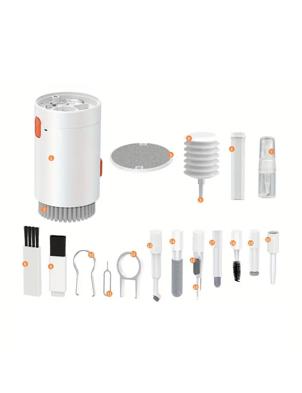 Q20 20IN1 MULTIFUNTIONAL CLEANING BRUSH SET