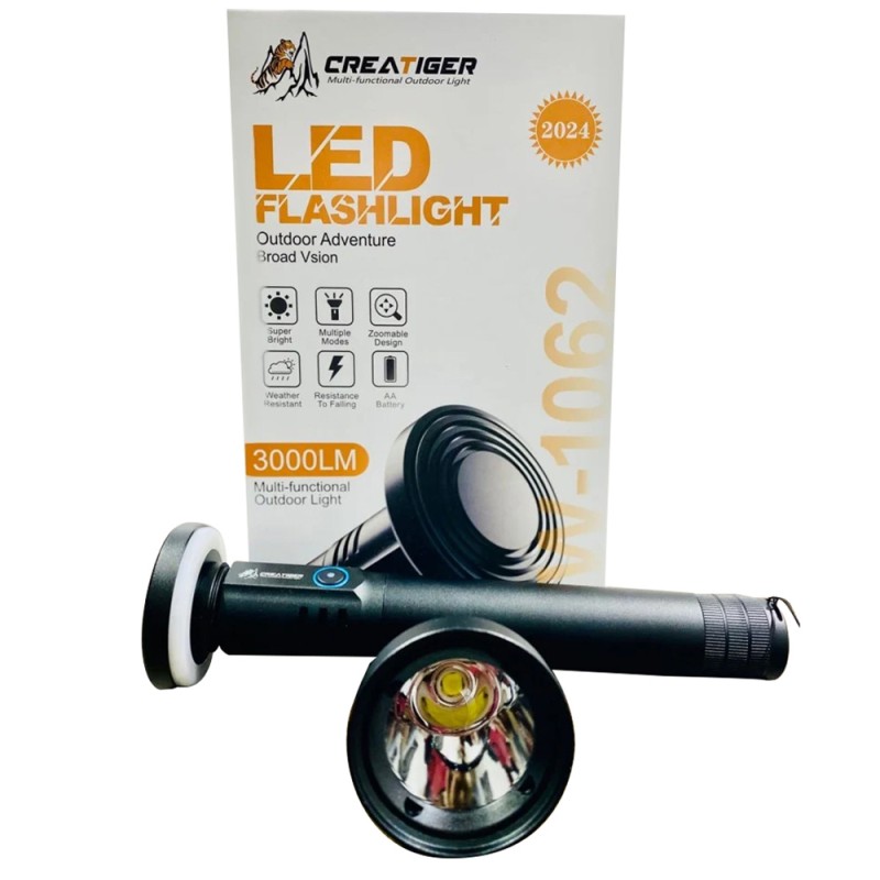 TW-1062 LED FLASHLIGHT 3000LM