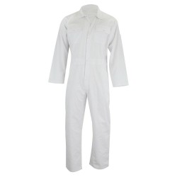 FT-1318 COVERALL 100% COTTON WHITE L