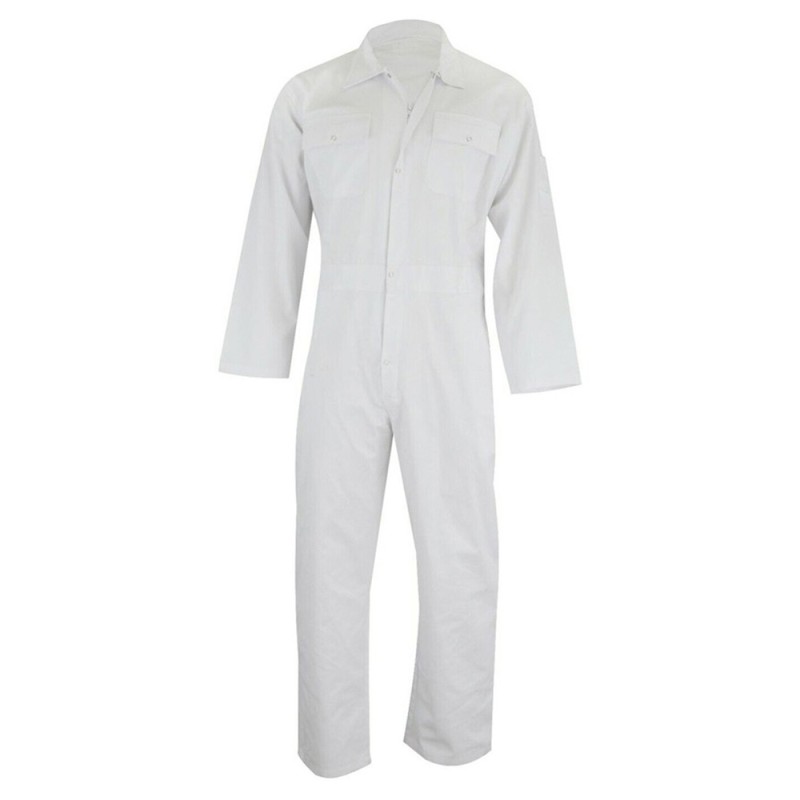 FT-1318 COVERALL 100% COTTON WHITE L