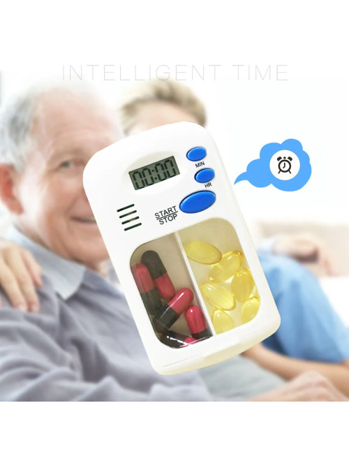 MINI-01 علبة ادوية مع منبة للتذكير
