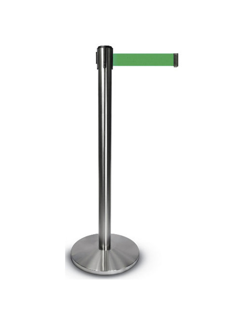 SILVER POST WITH GREEN BELT
