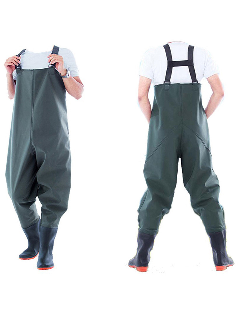 COVERALL JACKET WITH SHOES (WADER) SIZE 47