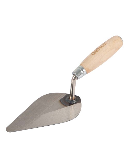 069 TONGUE TROWEL WOODEN HANDLE 160 MM